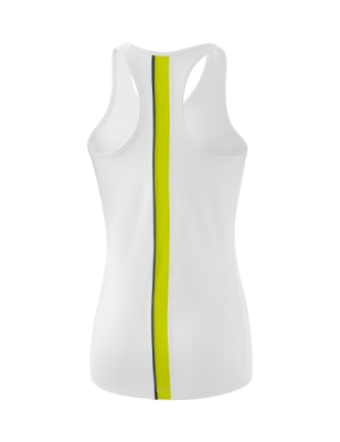 ERIMA Damen Squad Tanktop weiß/slate grey/bio lime (Sonderposten)