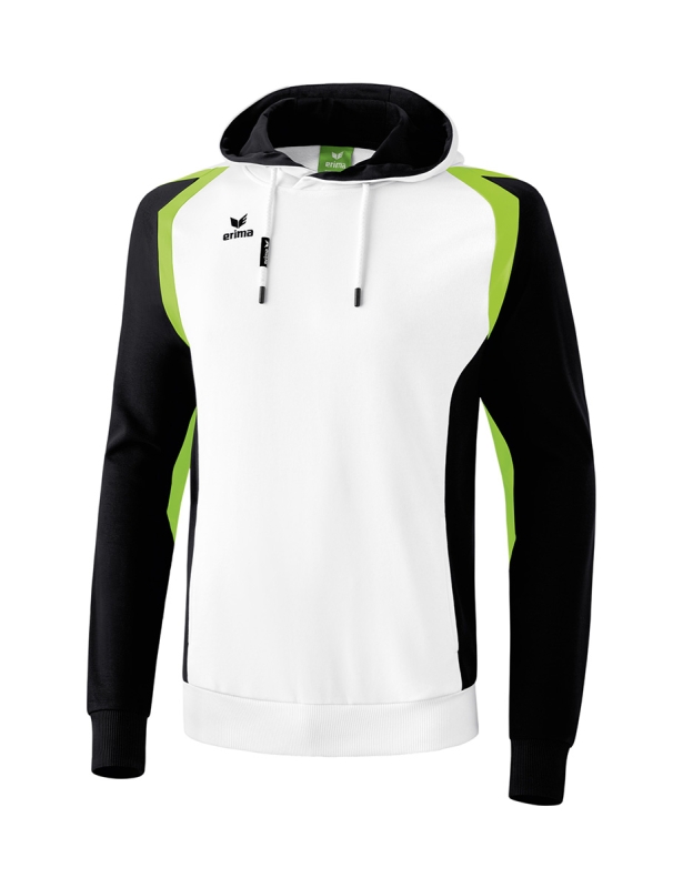 ERIMA Kinder Herren Razor 2.0 Hoodie Razor 2.0 weißschwarzgreen gecko ERIMA Kinder Herren Razor 2.0 Hoodie Razor 2.0 weißschwarzgreen gecko
