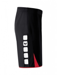 ERIMA CLASSIC 5-C Shorts schwarz/rot