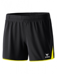 ERIMA Damen CLASSIC 5-C Shorts schwarz/neon gelb