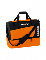 ERIMA Club 5 Sporttasche mit Bodenfach orange/schwarz