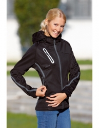 ERIMA Damen Softshelljacke Function schwarz/anthrazit