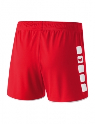 ERIMA Damen CLASSIC 5-C Shorts rot/weiß