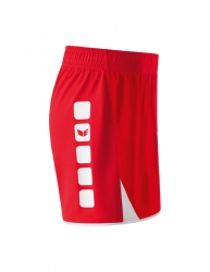 ERIMA Damen CLASSIC 5-C Shorts rot/weiß