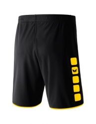 ERIMA CLASSIC 5-C Shorts schwarz/gelb