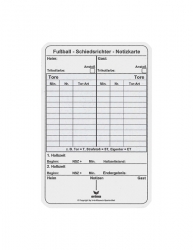 ERIMA Spielnotizkarten Fussball weiß