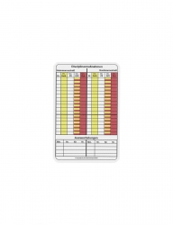 ERIMA Spielnotizkarten Fussball weiß