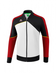 ERIMA Premium One 2.0 Präsentationsjacke weiß/schwarz/rot/gelb