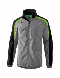 ERIMA Liga 2.0 Allwetterjacke grau melange/schwarz/green gecko