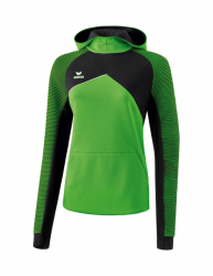 ERIMA Damen Premium One 2.0 Kapuzensweat green/schwarz/weiß