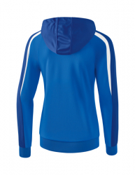ERIMA Damen Liga 2.0 Trainingsjacke mit Kapuze new royal/true blue/weiß