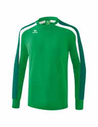 ERIMA Liga 2.0 Sweatshirt smaragd/evergreen/weiß