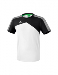 ERIMA Premium One 2.0 T-Shirt weiß/schwarz/weiß