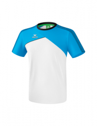 ERIMA Premium One 2.0 T-Shirt weiß/curacao/schwarz