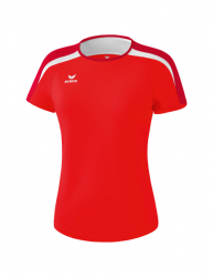 ERIMA Damen Liga 2.0 T-Shirt rot/dunkelrot/weiß