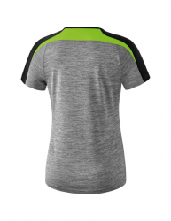 ERIMA Damen Liga 2.0 T-Shirt grau melange/schwarz/green gecko