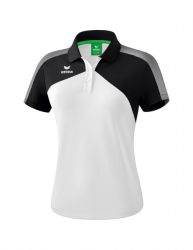 ERIMA Damen Premium One 2.0 Poloshirt weiß/schwarz/weiß