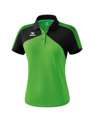 ERIMA Damen Premium One 2.0 Poloshirt green/schwarz/weiß