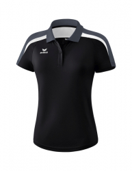 ERIMA Damen Liga 2.0 Poloshirt schwarz/weiß/dunkelgrau