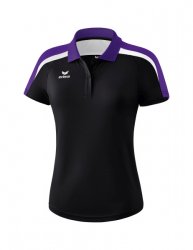 ERIMA Damen Liga 2.0 Poloshirt schwarz/violet/weiß