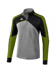 ERIMA Premium One 2.0 Trainingstop grau melange/schwarz/lime pop