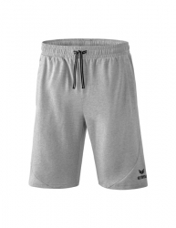 ERIMA Essential Sweatshorts hellgrau melange/schwarz