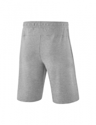 ERIMA Essential Sweatshorts hellgrau melange/schwarz