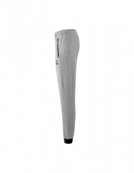 ERIMA Damen Essential Sweathose hellgrau melange/schwarz