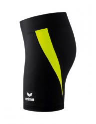 ERIMA Damen Tight kurz schwarz/neon gelb