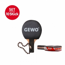 GEWO Set 10x Schlüsselanhänger