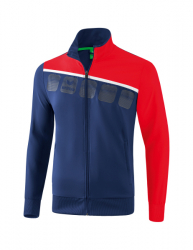 ERIMA 5-C Präsentationsjacke new navy/rot/weiß