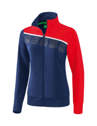 ERIMA Damen 5-C Präsentationsjacke new navy/rot/weiß