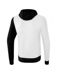 ERIMA 5-C Trainingsjacke mit Kapuze weiß/schwarz/dunkelgrau