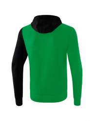 ERIMA 5-C Trainingsjacke mit Kapuze smaragd/schwarz/weiß