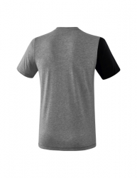 ERIMA 5-C T-Shirt schwarz/grau melange/weiß