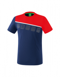 ERIMA 5-C T-Shirt new navy/rot/weiß