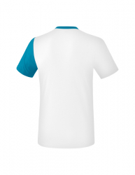 ERIMA 5-C T-Shirt weiß/oriental blue/colonial blue