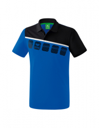 ERIMA 5-C Poloshirt new royal/schwarz/weiß