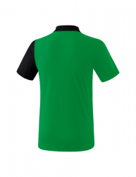 ERIMA 5-C Poloshirt smaragd/schwarz/weiß