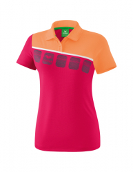 ERIMA Damen 5-C Poloshirt love rose/peach/weiß