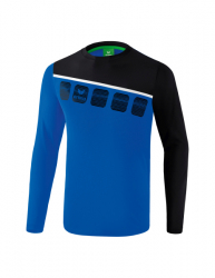 ERIMA 5-C Longsleeve new royal/schwarz/weiß