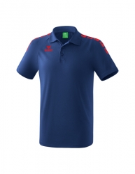 ERIMA Essential 5-C Poloshirt new navy/rot