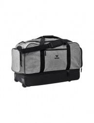 ERIMA Travel Line Rollentasche mit Bodenfach grau melange/schwarz