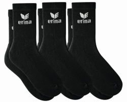 ERIMA Socke Dreierpack schwarz