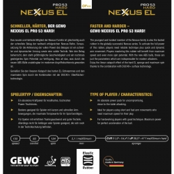 GEWO Belag Nexxus EL Pro 53 Hard