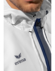 ERIMA Squad Tracktop Jacke mit Kapuze weiß/new navy/slate grey