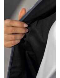 ERIMA Damen Squad Tracktop Jacke mit Kapuze schwarz/slate grey