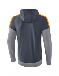 ERIMA Squad Trainingsjacke mit Kapuze slate grey/monument grey/new orange