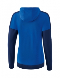 ERIMA Damen Squad Trainingsjacke mit Kapuze new royal/new navy