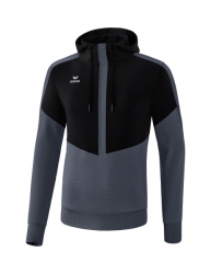 ERIMA Squad Kapuzensweat schwarz/slate grey